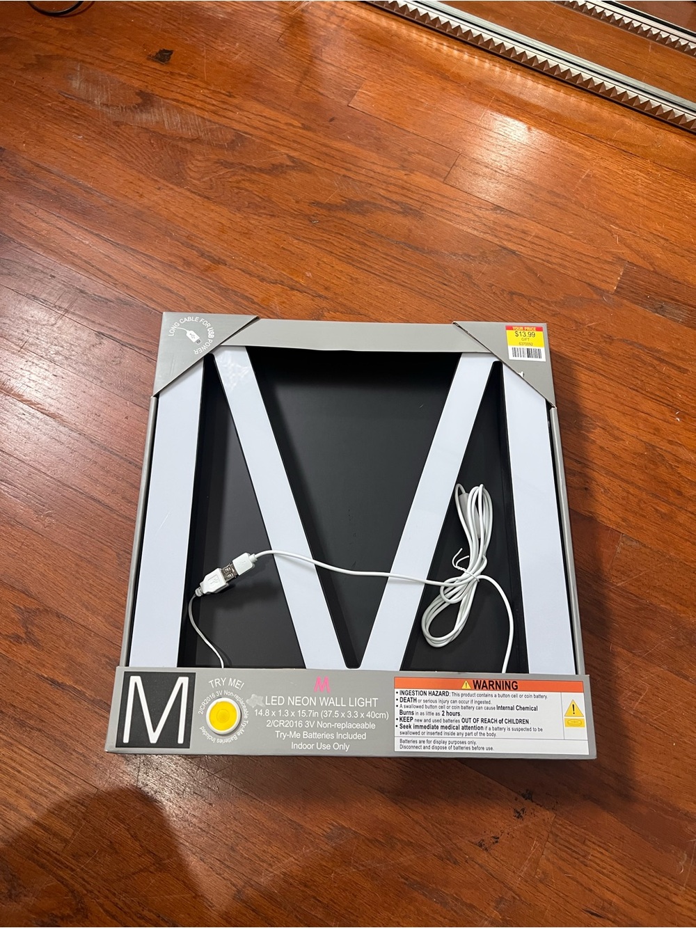 Hobby Lobby LED Neon Wall Light - White